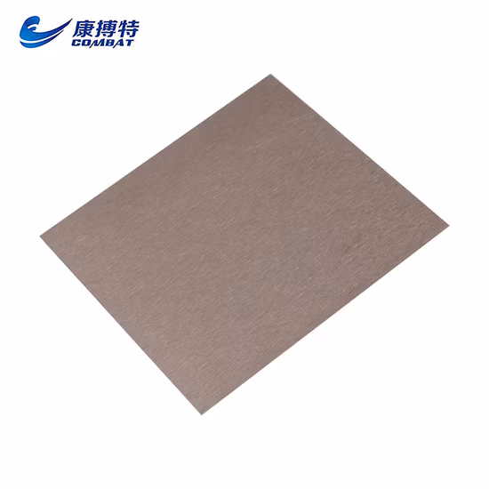 4X8 Copper Sheet Price 99.99% Tu2, C1020t, C10200, C18150 Chromium Zirconium Copper Alloys Copper Plate